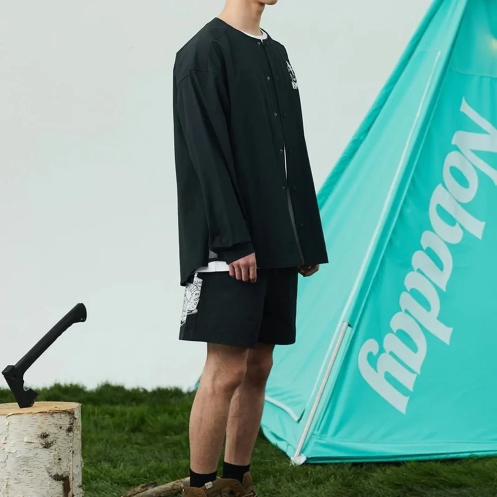 Nobaday Button Down Long Sleeve Skelton Shirt